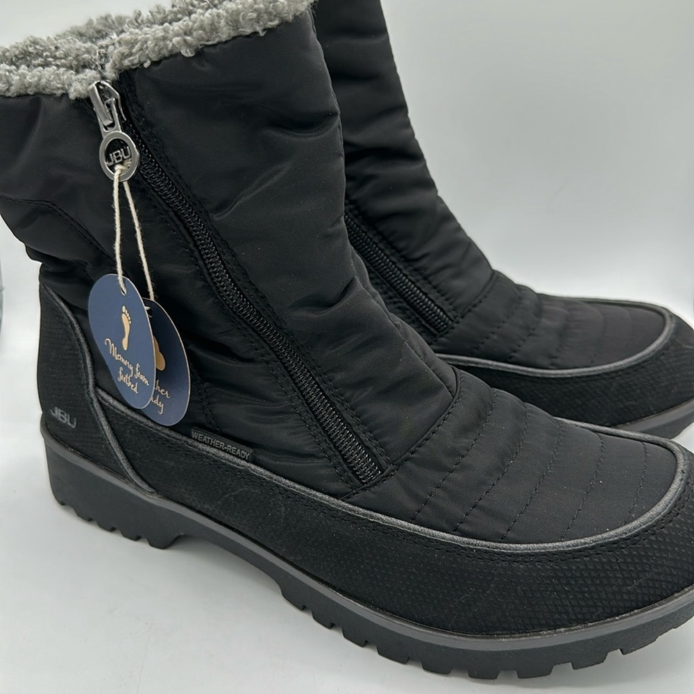 JBU by Jambu black Snowbird weather-ready boots, size 7.5M